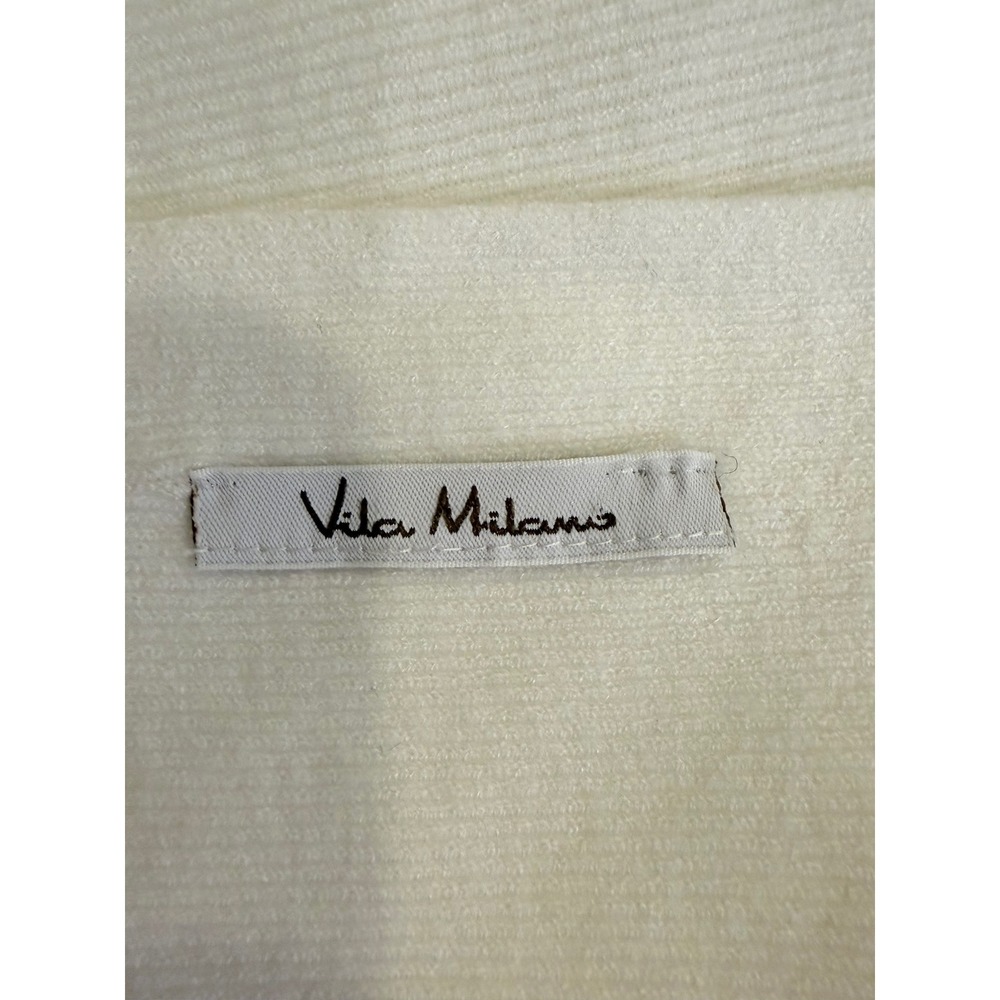 Vila Milano Womens Sweater White‎ Medium Knit Top Coastal Summer Beach Summer - Picture 3 of 6